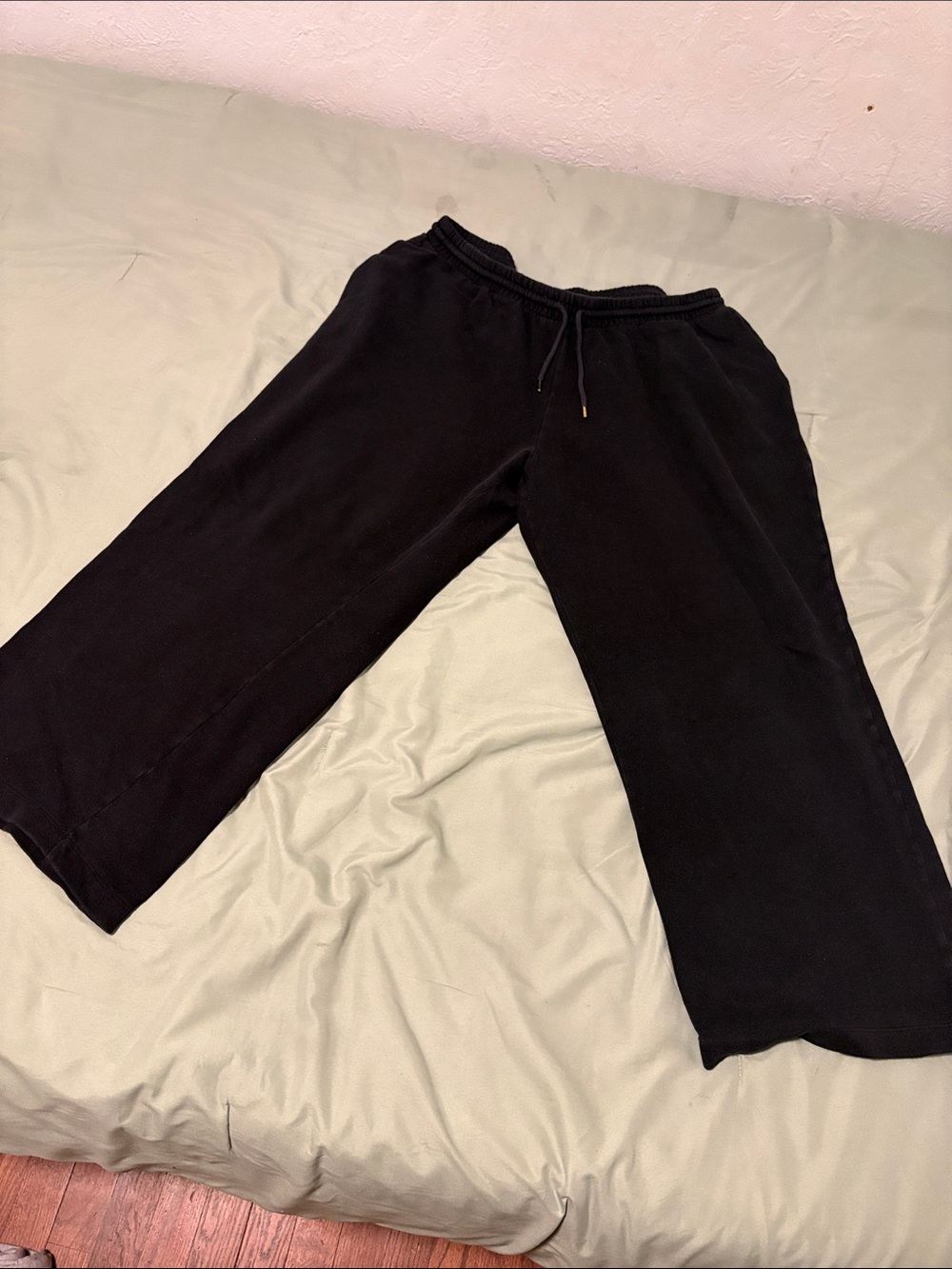 Old Navy Black Wide-Leg Pajama Pants